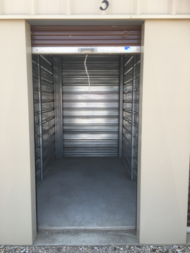 Wide view of the storage facility